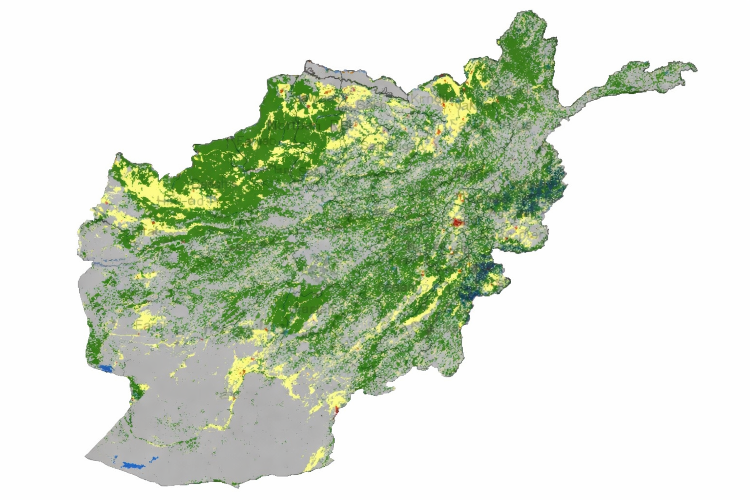 Afghanistan Land Use Map
